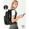 imageRolling Backpack for Women with Wheels roller Laptop Travel Backpack Lightweight Water Resistant Wheeled Underseat Carry On Luggage for Work and College Black PurpleBlack Gold