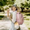 imageRolling Backpack for Women with Wheels roller Laptop Travel Backpack Lightweight Water Resistant Wheeled Underseat Carry On Luggage for Work and College Black PurplePink