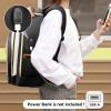 imageRolling Backpack for Women with Wheels roller Laptop Travel Backpack Lightweight Water Resistant Wheeled Underseat Carry On Luggage for Work and College Black PurpleBrown
