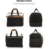 imageRolling Craft Bag with Wheels AllinOne Rolling Scrapbook Tote No Installation Required Rolling Teacher Bag Fits 16 Laptop Art bags for supplies for DIY Sewing Scrapbooking SuppliesBeige BrownBeige Brown