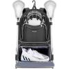 imageExtra Large Lacrosse Backpack with 2 Stick Holders Professional Lacrosse Bag for Youth with Ventilated Cleats Compartment and Insulated Pocket for All Field Hockey GearBlack