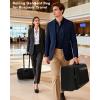 imageArcoyard Rolling Garment Bag with 2 Packing Cubes Carry On Garment bag with 173 inch Laptop Compartment Softside Expandable Wheeled Travel Suitcase Luggage for Business Trips Men and Women Black