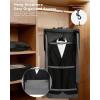 imageArcoyard Rolling Garment Bag with 2 Packing Cubes Carry On Garment bag with 173 inch Laptop Compartment Softside Expandable Wheeled Travel Suitcase Luggage for Business Trips Men and Women Black