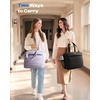 image:imagePuffer Zipper Binder 3 Ring with Pencil Pouch 3 Dring Binder with Zipper and Shoulder Strap 600 Sheets Capacity Zip Up Binder with 156 Laptop Pocket Binder Bag for School College Office Black